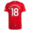 Officiële Voetbalshirt Manchester United Bruno Fernandes 18 Thuis 2021-22 - Heren